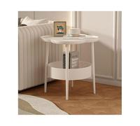YHxFlux Table Basse Moderne Petite Table d'appoint en Forme de Fleur, Chevet, collation, avec Panier Rangement, Petite Basse for Salon, Chambre à Coucher pour Chambre à Coucher