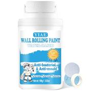 YIAE Peinture blanche pour murs tout-en-un avec pinceau, à base d'eau et anti-moisissure, kit de réparation murale - Couvre sans problème les éraflures, les graffitis et les marques, séchage rapide
