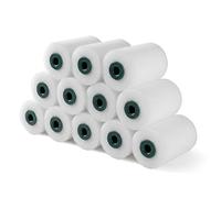 YiBaiBrush Lot de 12 rouleaux de peinture en mousse, petits rouleaux de peinture en mousse, mini rouleaux de peinture en mousse de 5 cm, mini rouleau pour peindre les petits endroits difficiles