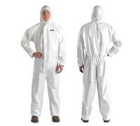 YIBER Combinaison jetable Hazmat Suit | Combinaison de protection intégrale en 7 tailles avec plusieurs spécifications et matériau PPSB robuste et film PE | Sans danger pour d'innombrables
