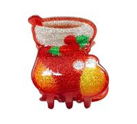 YIBOZI Accessoires pour cheveux de Noël, accessoires pour cheveux de Noël en acrylique étincelant pour les fêtes de vacances et les réunions de famille, pinces à cheveux sans danger pour les enfants