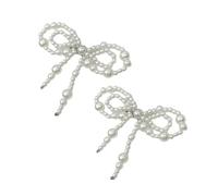YIBOZI Épingle à pantalon, fausses perles, nœud pour chaîne de cheville, pantalon, décoration élégante pour jeans, pantalons, accessoires de manchette réglables