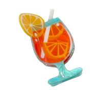YIBOZI Pince à cheveux en acrylique - Design unique - Léger - Accessoires pour boissons - Pour décorations de fête
