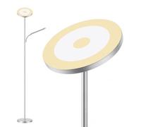 YICAIZI Lampadaire LED Dimmable, 42W/4000LM Lampadaire sur Pied Salon avec Liseuse Lampe mit 2700-6500K Intensité Variable en Continu, Télécommande et Contrôle Tactile
