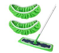 Yicotira Lot de 2 serpillères réutilisables en microfibre pour Swiffer - Chiffons de balayage secs XL et lingettes humides - Chiffons de nettoyage robustes pour le nettoyage du sol et le balayage