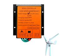 YIGECHENXIN Contrôleur éolien MPPT 12V 24V 48V 220V, 3000W 40A pour générateur éolien, contrôleur de Charge éolienne étanche pour système de générateur 0-3000W,12v