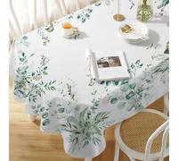 Yighty Nappe Ovale à Motif de Feuilles de Sauge - 152,4 x 213,4 cm - Motif Feuilles de Sauge - Imperméable - Convient pour l'intérieur et l'extérieur, Les Vacances, la Cuisine, Le Restaurant et Les