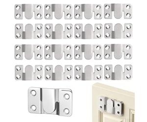 YIHAOH 16 Pièces Fixation Murale, Supports Encastré en Acier Inoxydable, Supports Suspension Emboîtement Robuste, Adaptés a L'assemblage de Meubles, Supports Muraux, Miroirs