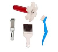 Yilceemy 4 Pièces Peignes de Climatisation, Peigne À Lamelles, Brosse Nettoyage Condenseur, pour Le Nettoyage des Climatiseurs Et des Réfrigérateurs (2.8×7×17.5cm)
