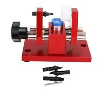 yiMANtrading Ouvre-couvercle de fond de boîtier de montre en acier inoxydable, outil professionnel de retrait du fond de boîtier de montre avec lames interchangeables et embouts en caoutchouc -
