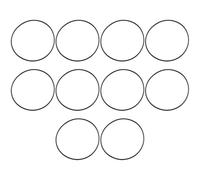 YINETTECH 10 Pièces Joint d'étanchéité en Nitrile 85mm ID x 2,5mm C/S NBR Joint Torique en Caoutchouc 90mm x 85mm X 2,5mm Joint Torique Compatible avec Viega Joint Torique 556402 4943.20