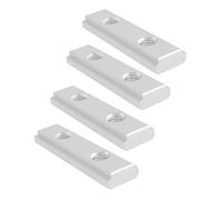 YINETTECH 4pcs écrous à Rainure en T M6 pour Rail de Guidage à Double Rainure 50x6mm pour Scie d'établi Perceuse Scie à Ruban Guide d'établi de Bricolage Argent