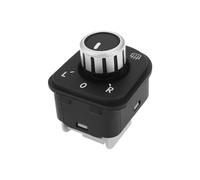 YINETTECH Bouton de Réglage du Rétroviseur Latéral Gauche Pièce de Rechange 5K0959565 5ND959565A Compatible avec Volkswagen