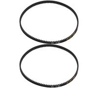 YINETTECH Lot de 2 courroies d'entraînement pour ponceuse à bande compatible avec Makita 9404 9903 9920 OEM 225084-9 - Bande synchro en caoutchouc à boucle fermée - Circonférence : 330 mm