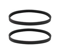 YINETTECH Lot de 2 Courroies d'entraînement pour Scie à Ruban 130J Striées 340 Mm Compatible avec Metabo Et Compatible avec Elektra Beckum BAS 250 G