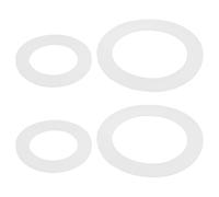 YINETTECH Lot de 2 Joints D'étanchéité en Silicone pour Base de Valve de Chasse D'eau Compatible avec Grohe Adagio 43808000 43544000 Le Piston (66 X 46,5 X 2 Mm 47 X 30 X 2 Mm)