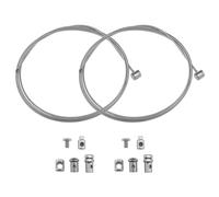 YINETTECH Lot de 2 kits de réparation de câble d'embrayage d'accélérateur avec manchon de mamelon sans soudure et ensemble d'écrous compatibles avec tondeuse à gazon Rotovator Ride On 100 cm