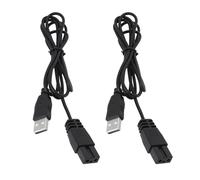 YINETTECH Lot de 2pcs Câbles de Chargement USB pour Aspirateur de Piscine de 1,2m Câble 5V 1A à 2 Broches Compatible avec Bestway Compatible avec Lay-z-Spa