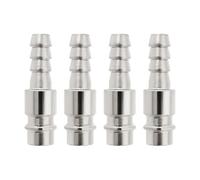 YINETTECH Lot de 4 raccords de tuyau de compresseur d'air de style européen de 8 mm à libération rapide pour tuyau de compresseur d'air de 8 mm Argenté