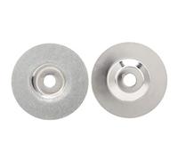 Yinhing 2 Pièces Disque de Meulage de 4 Pouces pour la Céramique de Marbre de Verre Roue de Scie de Coupe Galvanisée avec une Conception Mince de 0,04 Pouces Utilisation Humide/sèche Choc d'usure