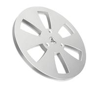 Yinhing /4 Bobine Vide de 7 Pouces en Alliage d'aluminium pour Bande Ouverte, Conception à 6 Trous avec Vis en Acier Inoxydable pour une qualité Sonore Améliorée