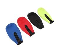 Yinhing 4 Pack Néoprène Bouteille de Bière Manchon Isolant Zip Fermeture | Fermeture éclair en néoprène très épais pour un accès facile, convient aux bouteilles standard, idéal pour les fêtes à la