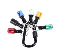 Yinhing Adaptateur de Vis de Forage Porte-clés/tournevis à Tige Hexagonale de 4 Pouces, Porte-embout, Tige d'extension Portable à Changement Rapide avec 6 Tiges de Couleur pour Bricolage,