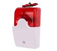 Yinhing Alarme Sonore et Lumineuse Capteur de Mouvement Dispositif de sécurité avec Flash Rouge Impact 12 V Bonne Isolation Basse Haute Température Idéal pour Les écoles Hôpitaux Plus (24V)