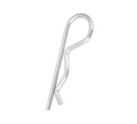 Yinhing Clips de Goupille Fendue de Type B, 4x75mm, Goupilles de Retenue Plaquées Zinc, 10 Pièces, épingle à Cheveux pour Machines Hydrauliques et Coiffure (3*60mm (10 pièces))