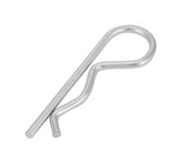 Yinhing Clips de Goupille Fendue de Type B, 4x75mm, Goupilles de Retenue Plaquées Zinc, 10 Pièces, épingle à Cheveux pour Machines Hydrauliques et Coiffure (4*75mm (10 pièces))
