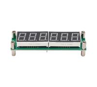 Yinhing Compteur de Fréquence Numérique 0.1-65MHz Module D'affichage LED | Oscillateur VC-TCXO taux 0,1 s conception IF affichage LED à 6 chiffres entrée 8 V-15 V PCB compact pour utilisation de