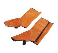 Yinhing Couvre-bottes de Soudage Thermique en Cuir de Vache, Protège-jambes de Protection Anti-feu et Haute Température pour le Soudage, Paire de Travaux Automobiles et de Machines