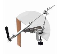 Yinhing Ensemble d'affûteuse à Angle Fixe Kit d'affûtage Professionnel avec 4 Pierres à Aiguiser Outil 'affûtage 'Angle pour Ciseaux de Cuisine à Bois (Type 1)