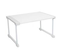 Yinhing Étagère de Rangement Extensible pour Placard en Acier au Carbone ABS 47 à 68 Cm Idéal pour Placard de Cuisine à Chaussures Étagère Polyvalente pour Une Gestion Efficace de l'espace