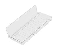 Yinhing Étagère Pliante Murale, Poinçon Transparent, étagère Flottante de Grande capacité, Forte capacité de Charge pour Salle de Bain, Conception Peu Encombrante, Installation Facile (Grand 24