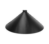 Yinhing Flapper - Déflecteur Professionnel en PVC de 16 Pouces, Protecteur de Protection pour Mangeoire à Oiseaux, pour Mangeoires Suspendues et sur Poteaux (Style de Tige (avec Clips Fixes Hauts et
