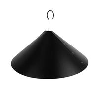 Yinhing Flapper - Déflecteur Professionnel en PVC de 16 Pouces, Protecteur de Protection pour Mangeoire à Oiseaux, pour Mangeoires Suspendues et sur Poteaux (Style de vis (matériau PVC, avec crochet))