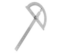 Yinhing Goniomètre Rapporteur en Acier Inoxydable, Détecteur d'angle 0 Règle à 180 Degrés, Outil 2 Pouces pour des Mesures Précises 15cm (120 * 150mm)