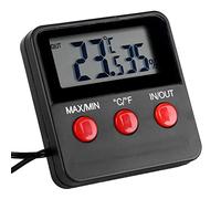Yinhing Hygromètre Numérique LCD, Haute Température, humidité, pour Incubateur d'œufs, pour Animaux de Compagnie, Utilisation Intérieure/extérieure, avec Interrupteur ℃/℉, Support Magnétique