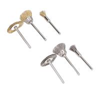Yinhing Kit de Brosses pour Stylos, 36 Pièces, Roues de Polissage en Laiton et Acier Inoxydable pour Métal, Bois, Verre, Meulage, ébavurage, Ensemble de Brosses Métalliques