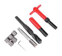 Yinhing Kit de Réparation de Filetage 10 Pièces, clé Torsadée en Acier Inoxydable de Haute qualité, Inserts Filetés pour la Réparation de Filetage M18x1,5, Idéal pour Les Pièces Automobiles,