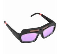 Yinhing Lunettes de Soudage Solaires à Obscurcissement Automatique, Lunettes de Protection avec Sonde Haute sensibilité et Panneau Solaire pour le Soudage à l'arc Sous Argon, Impact et Abrasion des