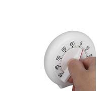 Yinhing Minuterie Mécanique de 60 Minutes Minuterie de Cuisine de Haute qualité Réveil Rond Facile à Lire Polyvalent pour la Cuisine Réunions de Fitness Design élégant