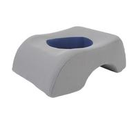 Yinhing Oreiller Face vers le Bas, Doux et Ergonomique, Appui-tête Creux, Coussin pour le Visage, pour Salon de beauté, Lit Confortable, Soutien du Cou, Design Polyvalent Gris Bleu pour la (Gris Bleu)