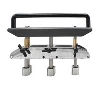 Yinhing Outil de Cintreuse à Rouleaux à 3 Stations Outils de Cintrage en Métal pour un Angle de Courbure de 0 à 90 Degrés Hauteur de Pliage de 13 à 130 Mm Idéal pour les Projets de Toiture en Acier,