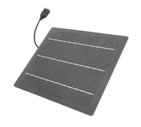 Yinhing Panneau Solaire 7 W 5 V Haute efficacité Monocristallin Portable pour Téléphones, Banques d'Alimentation, Ventilateurs de Camping, Météo Compacte, Compatible USB, Alimentation de Secours