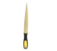 Yinhing Râpe à Bois Conique Dorée 6 Pouces, Lime à Bois en Acier au Carbone avec Poignée Antidérapante pour Bricolage, Sculpture Artisanale et Menuiserie (Lime dorée 8 pouces + sac d'emballage)