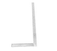 Yinhing Règle Droite à 90 Degrés en Alliage d'aluminium de 50cm, Outil de Mesure à Angle Droit épais pour le Travail du Bois, Marquage, échelles Gravées (Épaisseur moyenne)