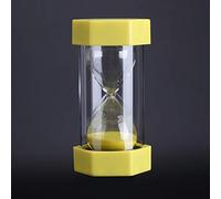 Yinhing Sablier coloré Sablier 3/10/20/30/60 Minutes, en Plastique de Haute qualité, Minuterie Sûre pour la Cuisine, Les Jeux, Les Exercices, Décor (1 dividende)