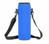 Yinhing Sac de Support Thermique pour Bouteille de Sport de Plein Air, avec Sangle, Manchon Anti-brûlure en Néoprène pour la Randonnée et Les Voyages, Garde Les Boissons Chaudes ou Froides (Blue)